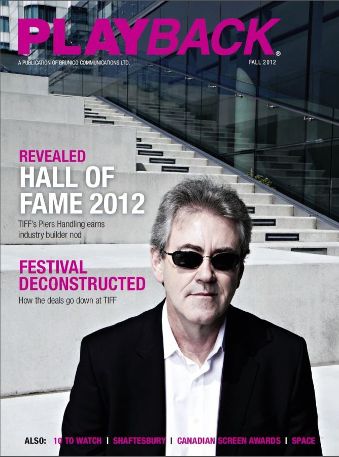 PLAYBACK magazine cover Fall 2012