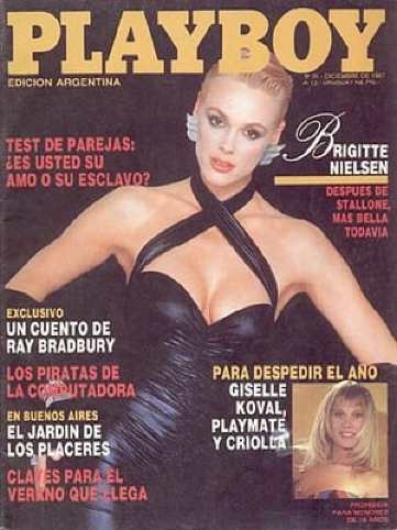 PLAYBOY ARGENTINA magazine cover  December 1987