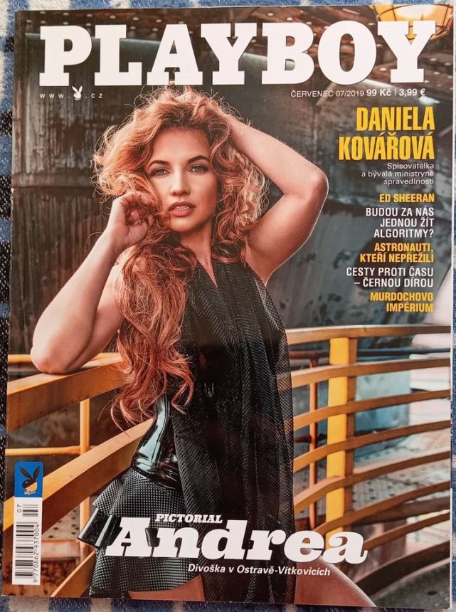 PLAYBOY CZECH magazine cover  July 2019