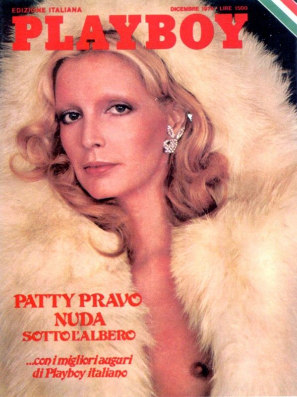 PLAYBOY (It) magazine side cover  December 1974