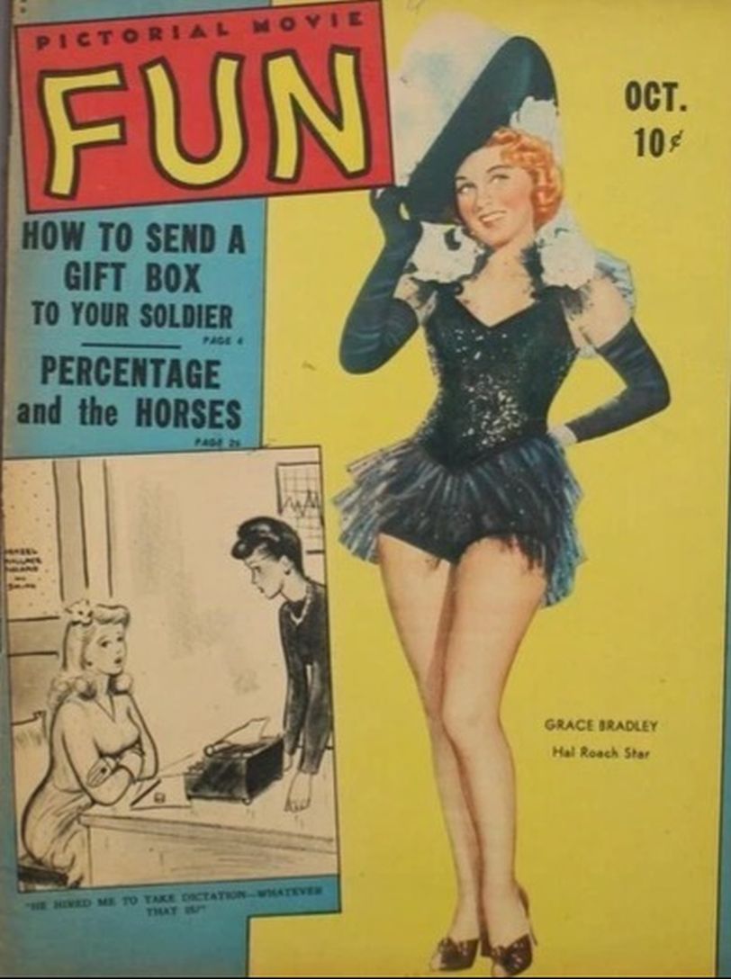 PICTORIAL MOVIE FUN magazine cover  October 1942