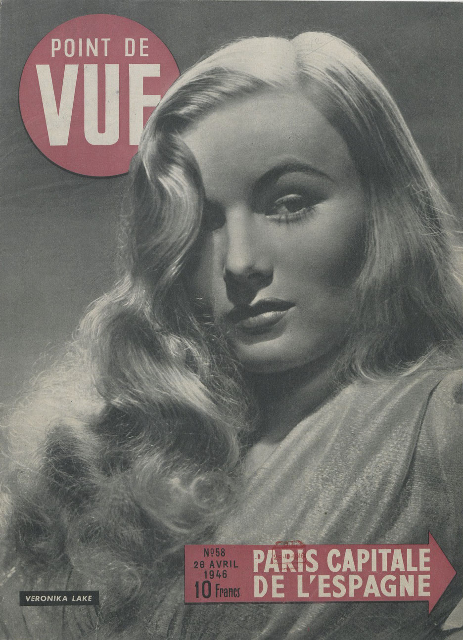 POINT DE VUE magazine cover Issue 58 28 April 1946
