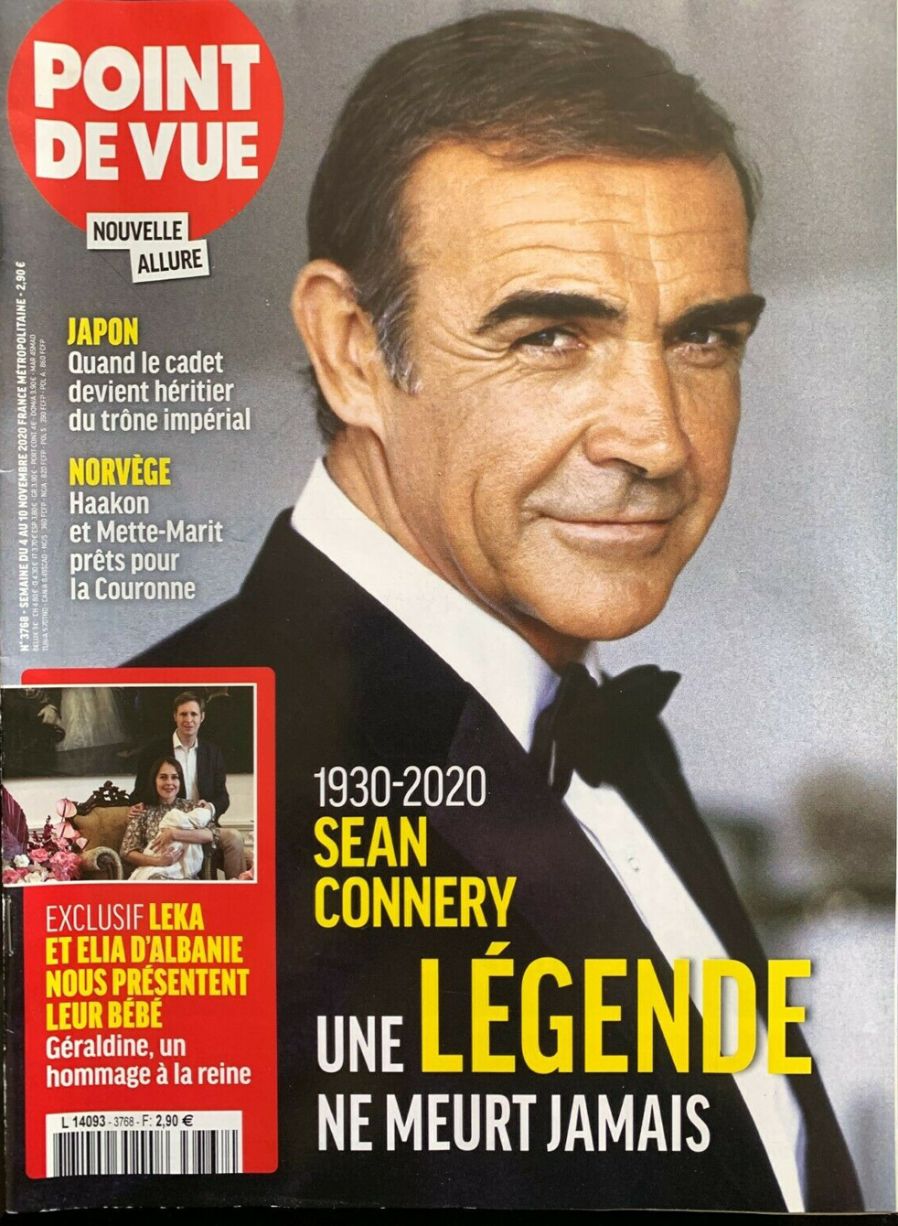 POINT DE VUE magazine cover Issue 3768 4 November 2020
