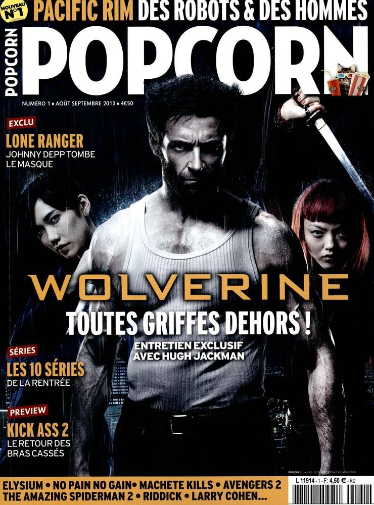 POPCORN magazine side cover Issue 1 August/September 2013