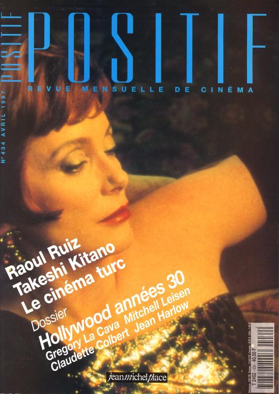 POSITIF magazine cover Issue 434 April 1997