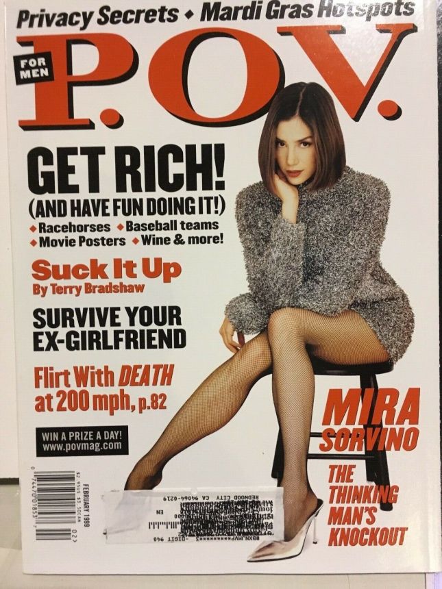 P.O.V.  magazine side cover  February 1999