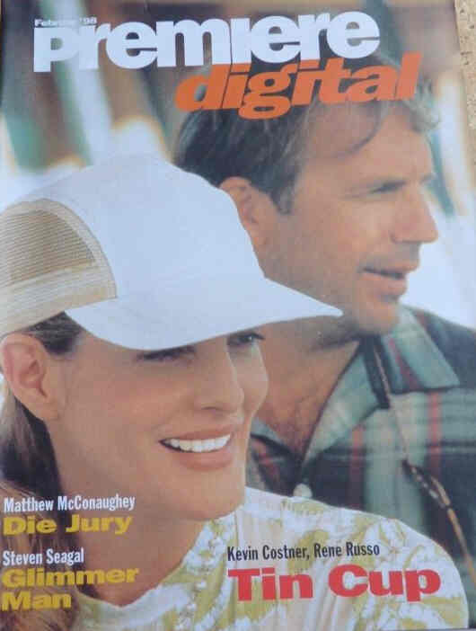 PREMIERE DIGITAL magazine cover  February 1998