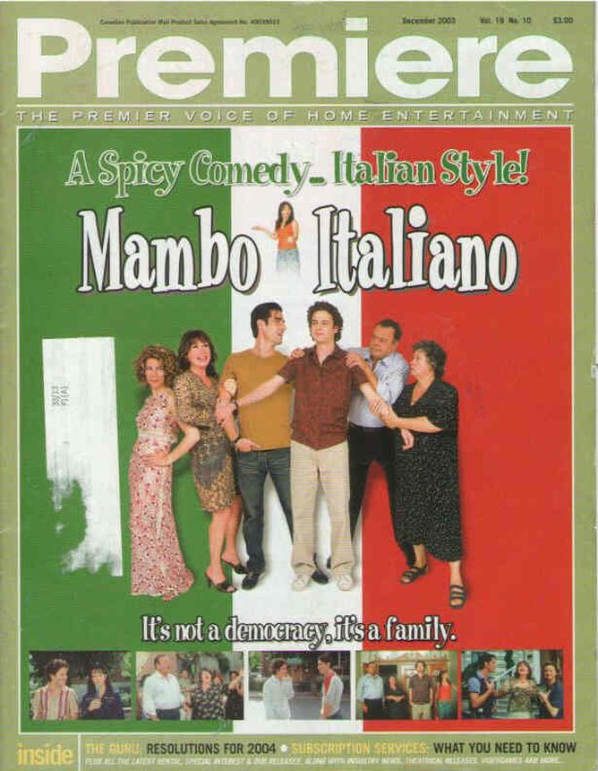 PREMIERE (Canada) magazine side cover  December 2003