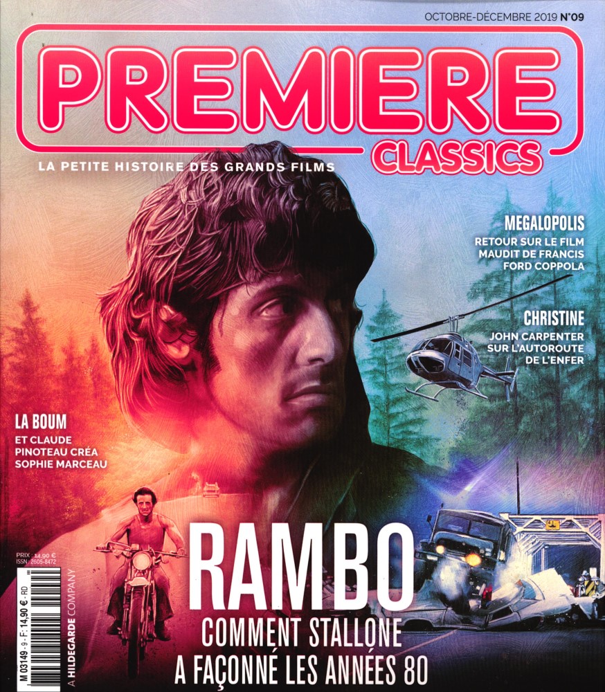 PREMIERE CLASSICS magazine cover Issue 9 October/December 2019