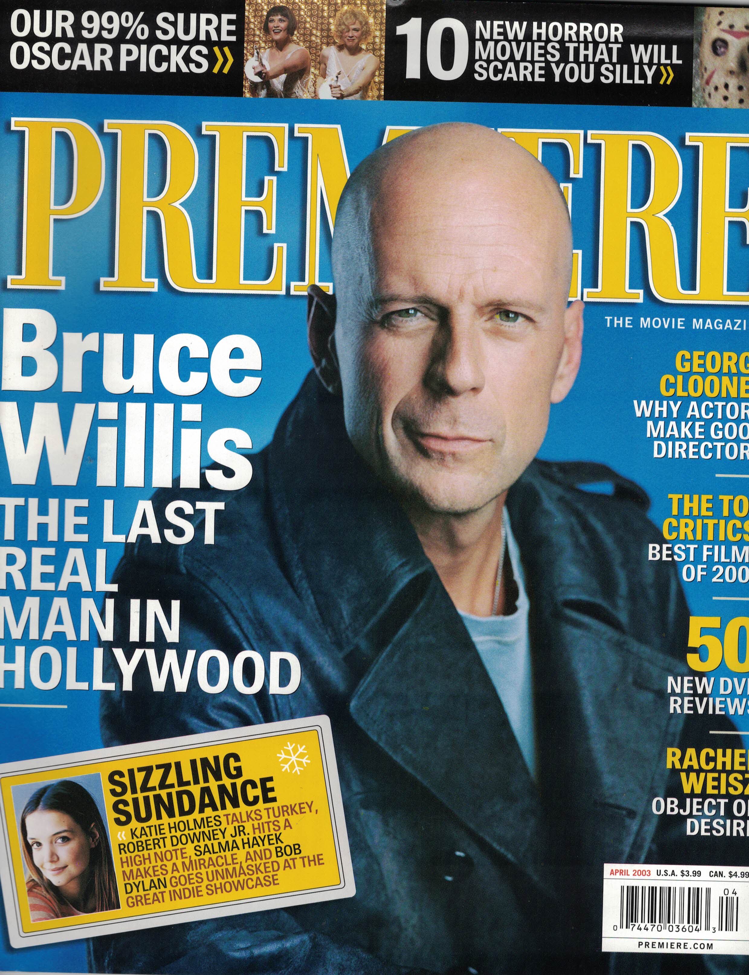 PREMIERE magazine side cover Issue 196 April 2003