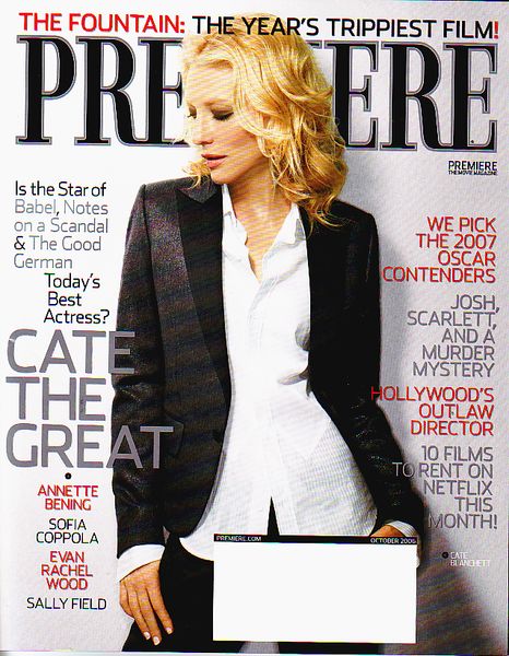 PREMIERE magazine cover Issue 231 October 2006