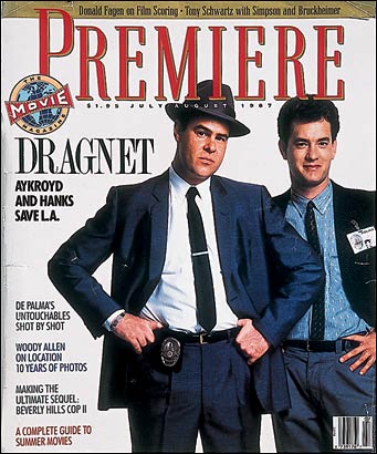 PREMIERE magazine cover Issue 1 July/August 1987