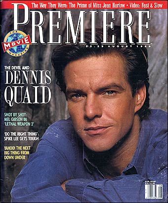 PREMIERE magazine cover Issue 24 August 1989