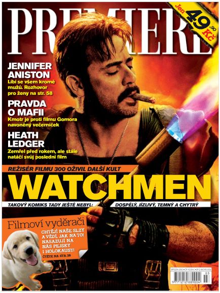 PREMIERE (CZ) magazine side cover March 2009