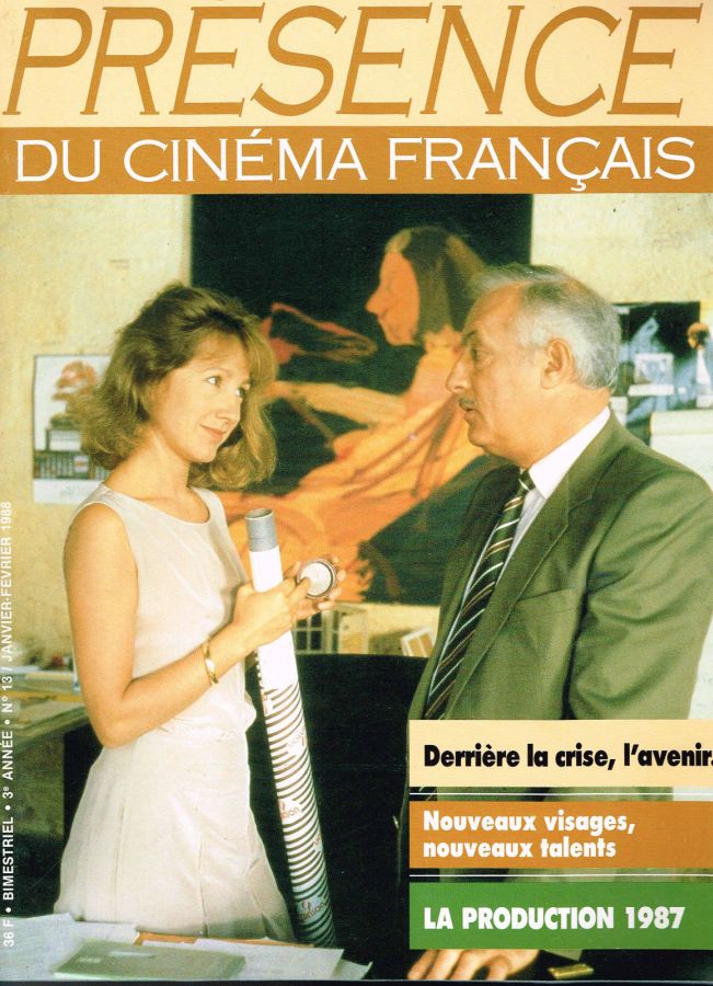 PRESENCE DU CINEMA FRANCAIS magazine cover Issue 13 January/February 1988