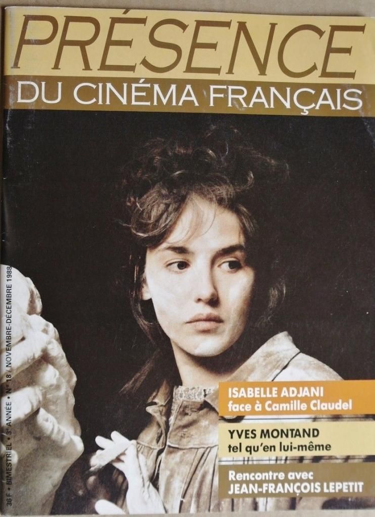 PRESENCE DU CINEMA FRANCAIS magazine cover Issue 18  1988