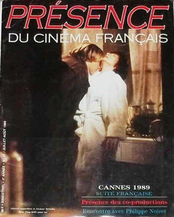 PRESENCE DU CINEMA FRANCAIS magazine cover Issue 22  1989