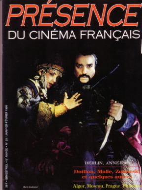 PRESENCE DU CINEMA FRANCAIS magazine cover Issue 25  1990