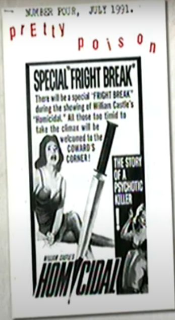 PRETTY POISON magazine side cover Issue 8  Vol 2 No  4 July 1991