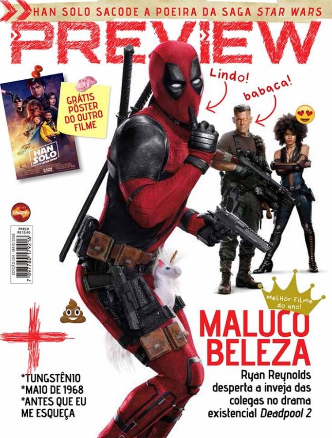 PREVIEW (Br) magazine side cover Issue 104  May 2018
