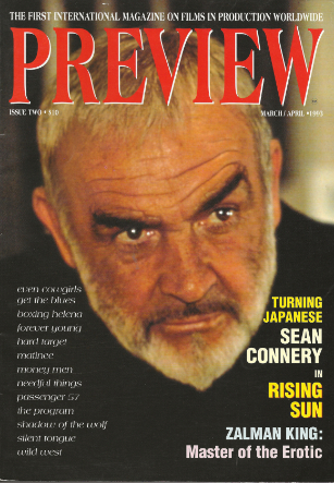 PREVIEW magazine cover Issue 2 March/April 1993