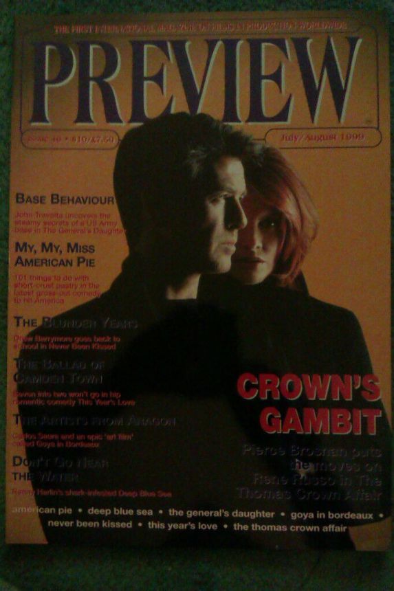PREVIEW magazine cover Issue 40 July/August 1999