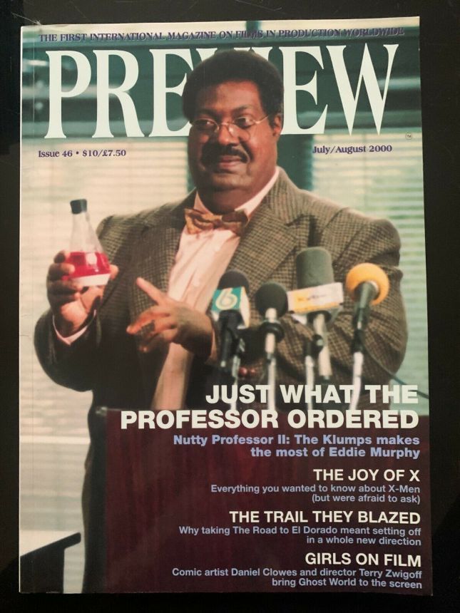 PREVIEW magazine cover Issue 46 July/August 2000