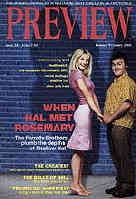 PREVIEW magazine cover Issue 55 January/February 2002