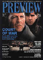 PREVIEW magazine cover Issue 56 March/April 2002