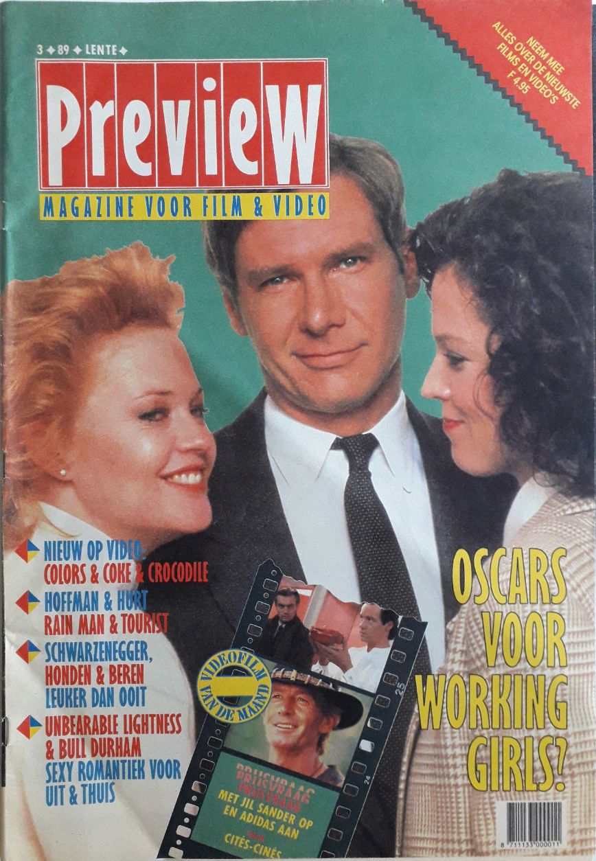 PREVIEW (NL) magazine cover Issue 3 Spring 1989