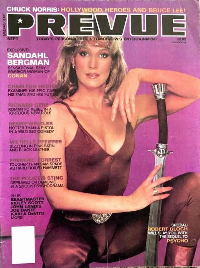 PREVUE magazine cover Issue 49  1982