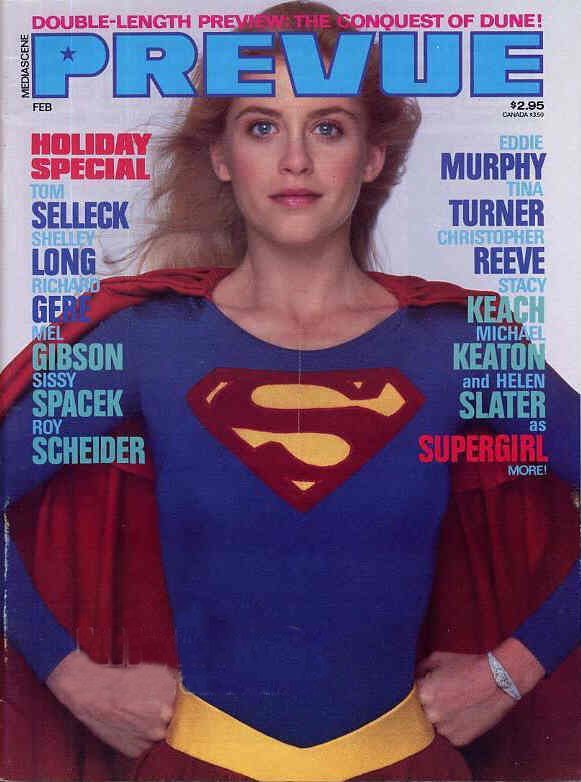 PREVUE magazine cover Issue 58 February 1985