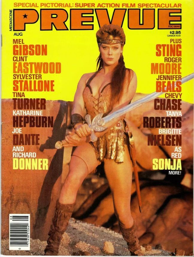 PREVUE magazine cover Issue 60 July 1985