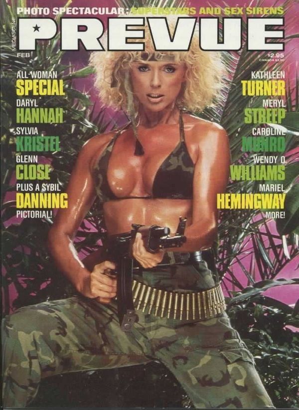 PREVUE magazine cover Issue 63 February 1986