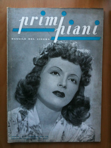 PRIMI PIANI magazine cover :February 1942