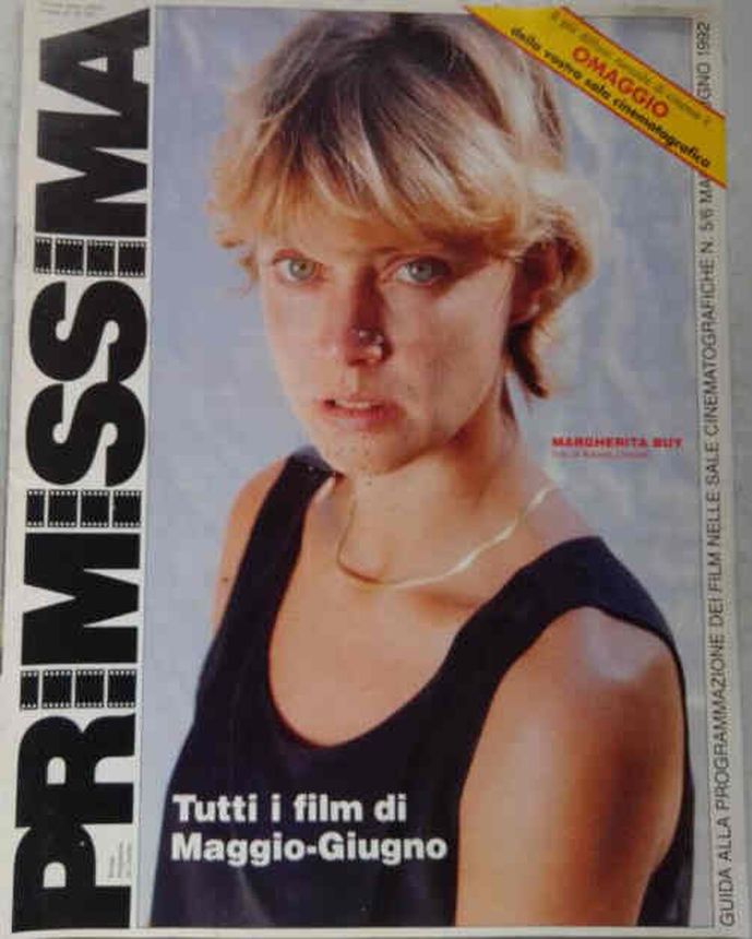 PRIMISSIMA magazine side cover  May/June 1992