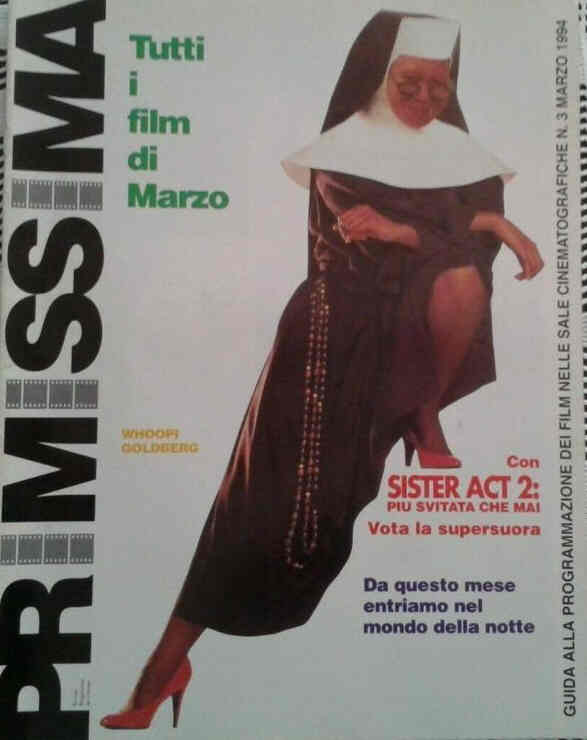 PRIMISSIMA magazine side cover  March 1994