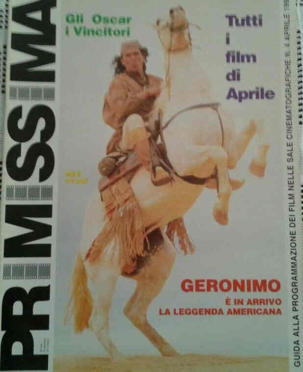PRIMISSIMA magazine side cover  April 1994