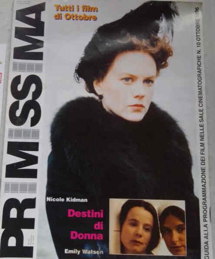 PRIMISSIMA magazine side cover  October 1996