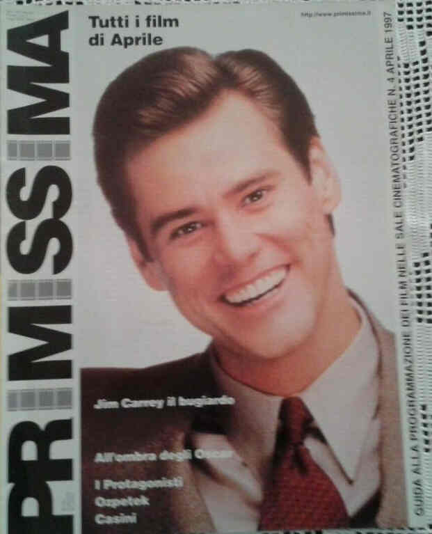 PRIMISSIMA magazine side cover  April 1997