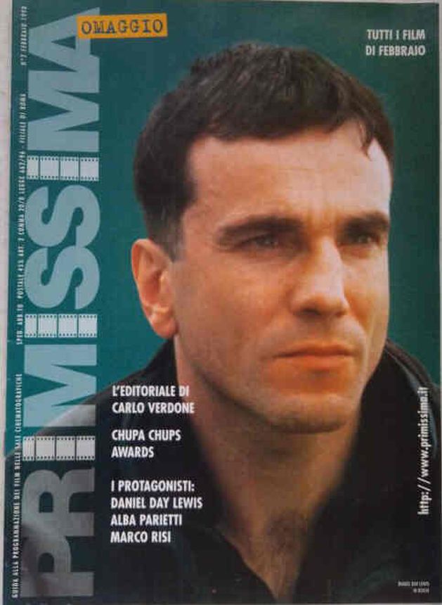 PRIMISSIMA magazine side cover  February 1998