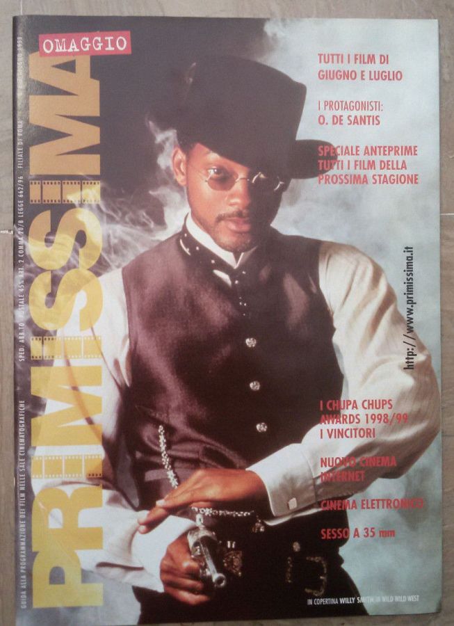 PRIMISSIMA magazine side cover  June 1999