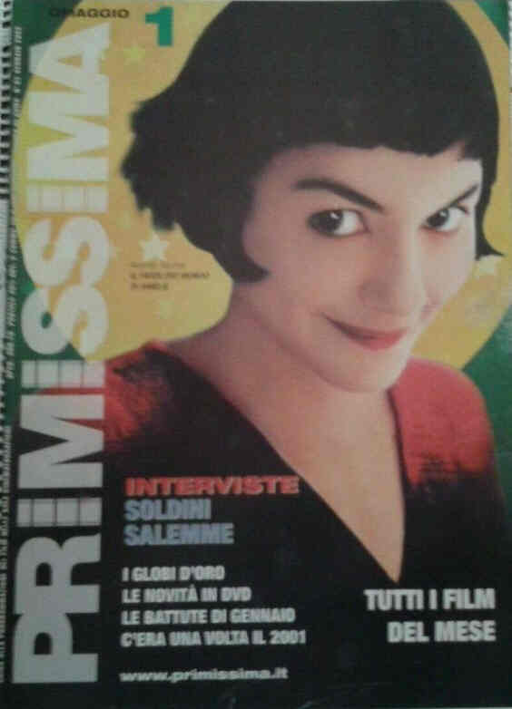 PRIMISSIMA magazine side cover  January 2002