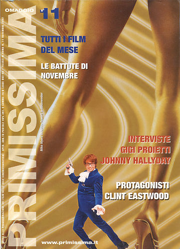 PRIMISSIMA magazine side cover November 2002