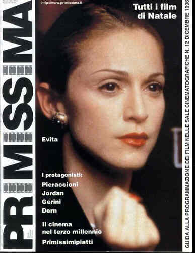 PRIMISSIMA magazine side cover December 1996