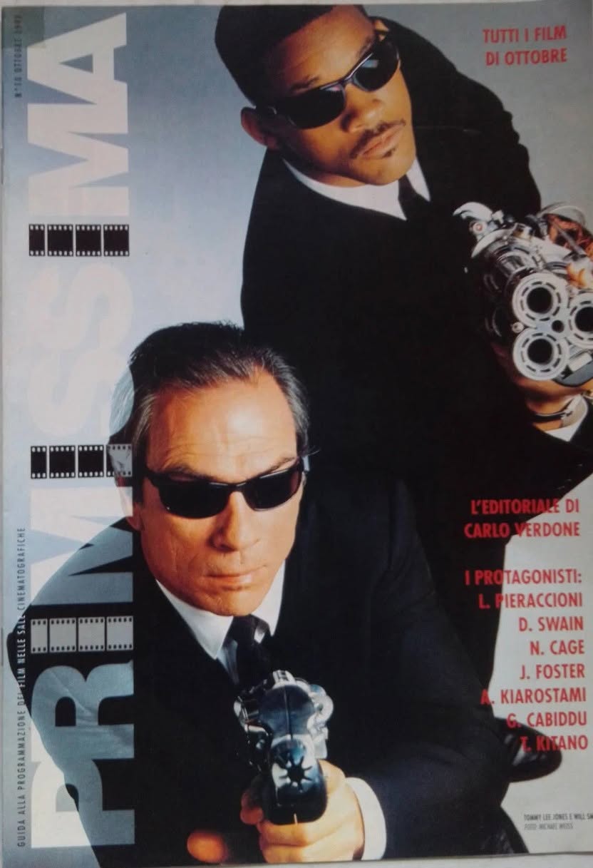 PRIMISSIMA magazine side cover October 1997