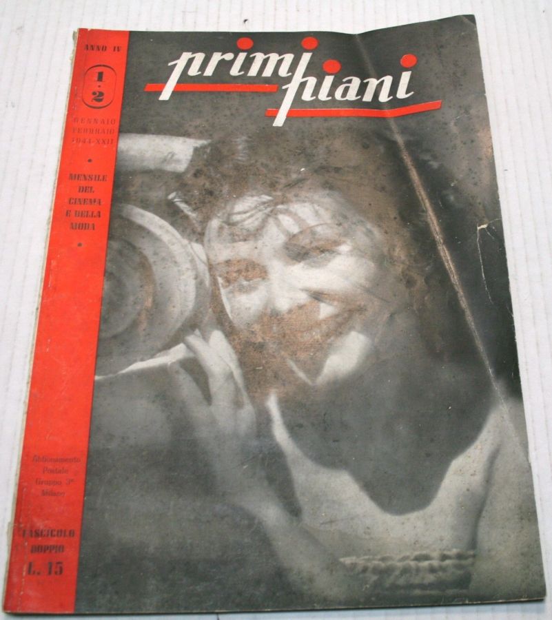 PRIMI PIANI magazine cover  January/February 1944