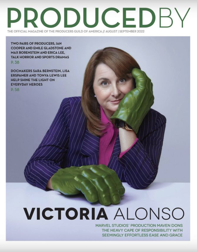 PRODUCED BY magazine side cover  August/September 2022