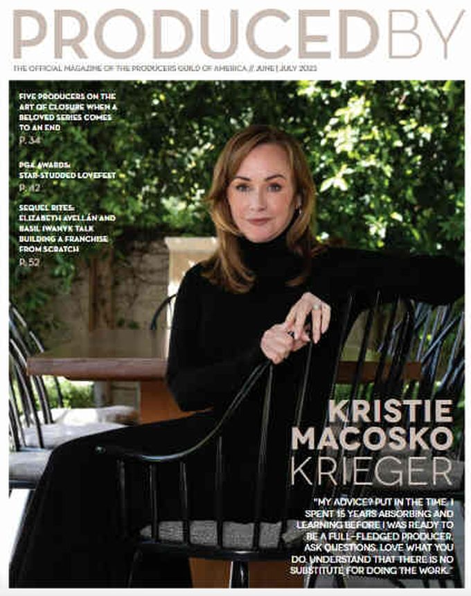 PRODUCED BY magazine side cover  June/July 2023