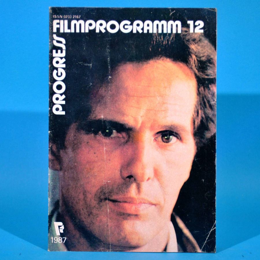 PROGRESS FILM PROGRAMM (1970s-90s) magazine side cover Issue 12   1987